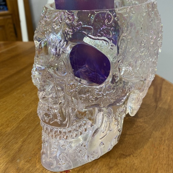 NWT.  Skull, makeup brush holder. - Picture 11 of 11
